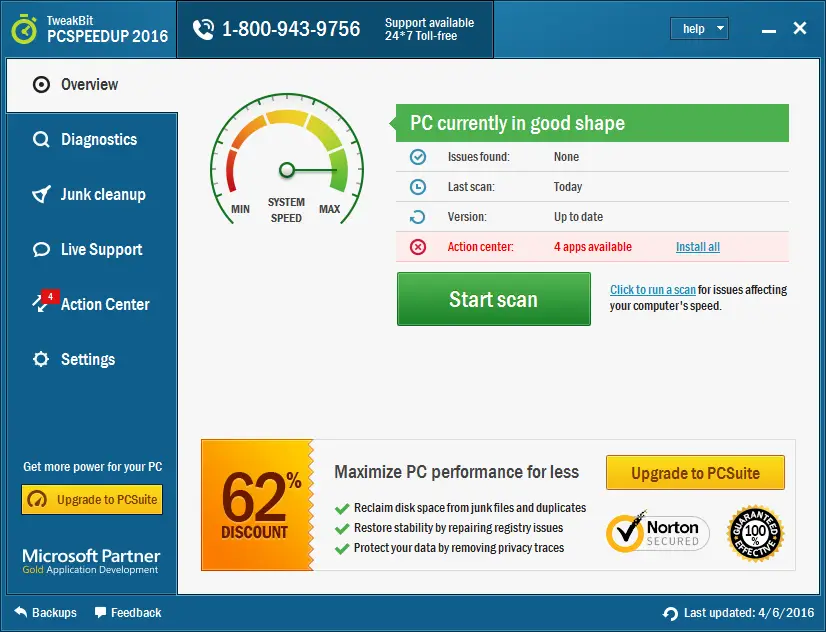 Tweakbit Pcspeedup Software Serial Key Free Download