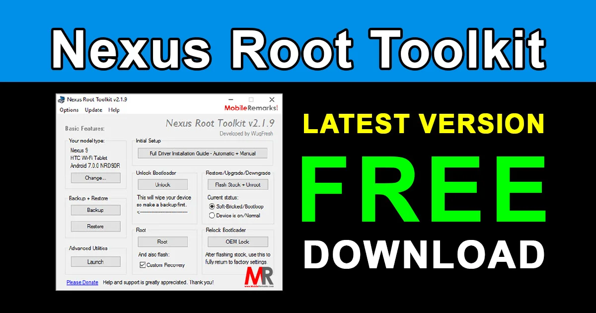 Download Nexus Root Toolkit V For Windows Free Download