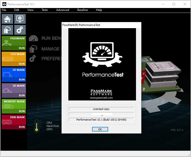 Passmark Performance test Full Version Working
