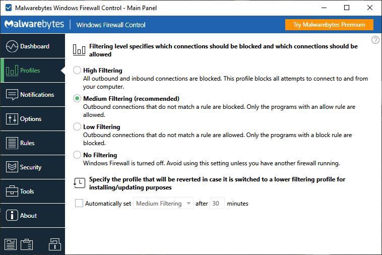 Binisoft Windows Firewall Control Full Version