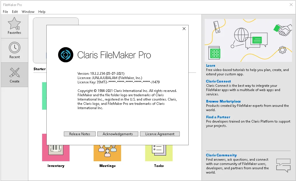 filemaker pro v advanced full version