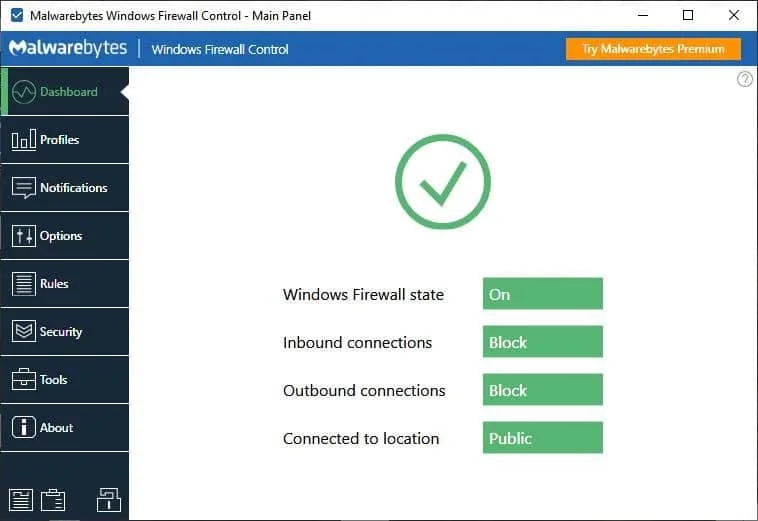 malwarebytes windows firewall control