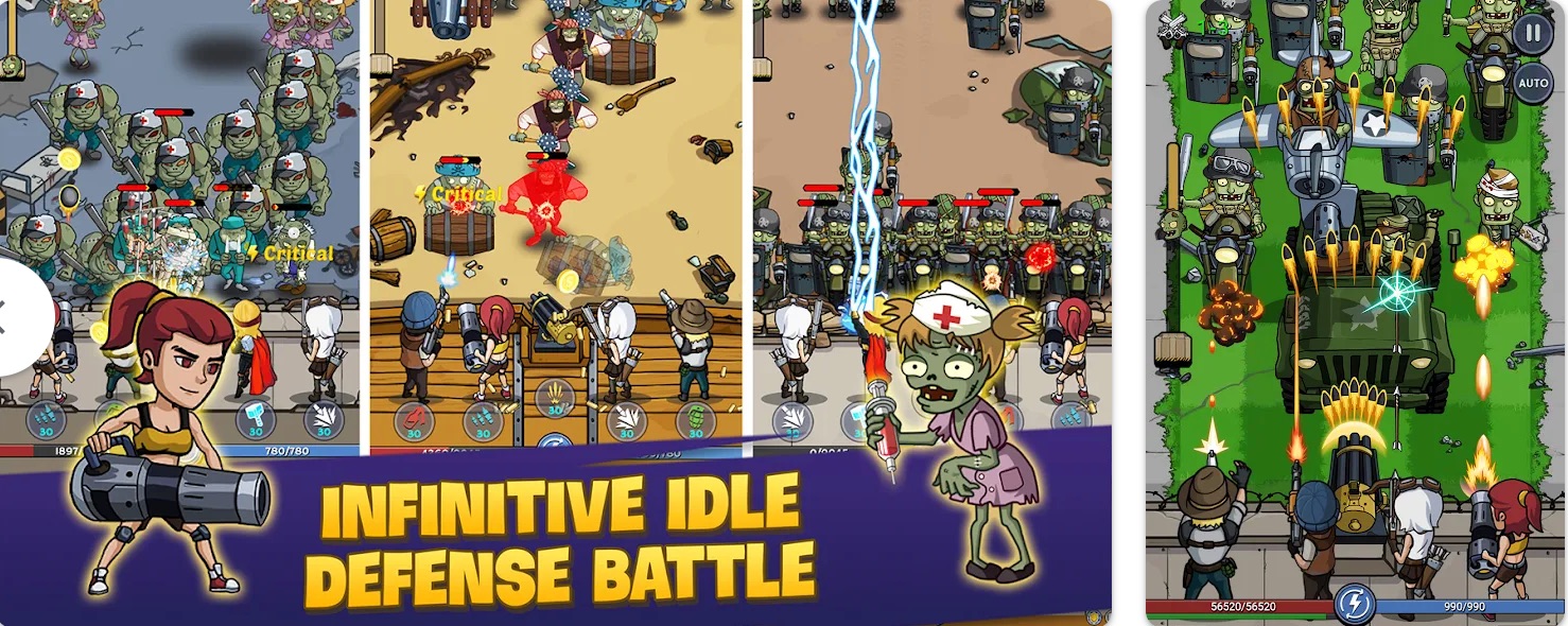 Zombie War Idle mod apk unlocked