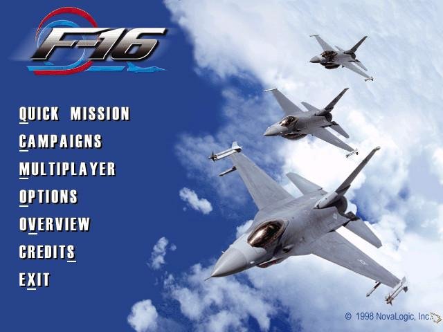 Download F-16 Multirole Fighter Game Full Version