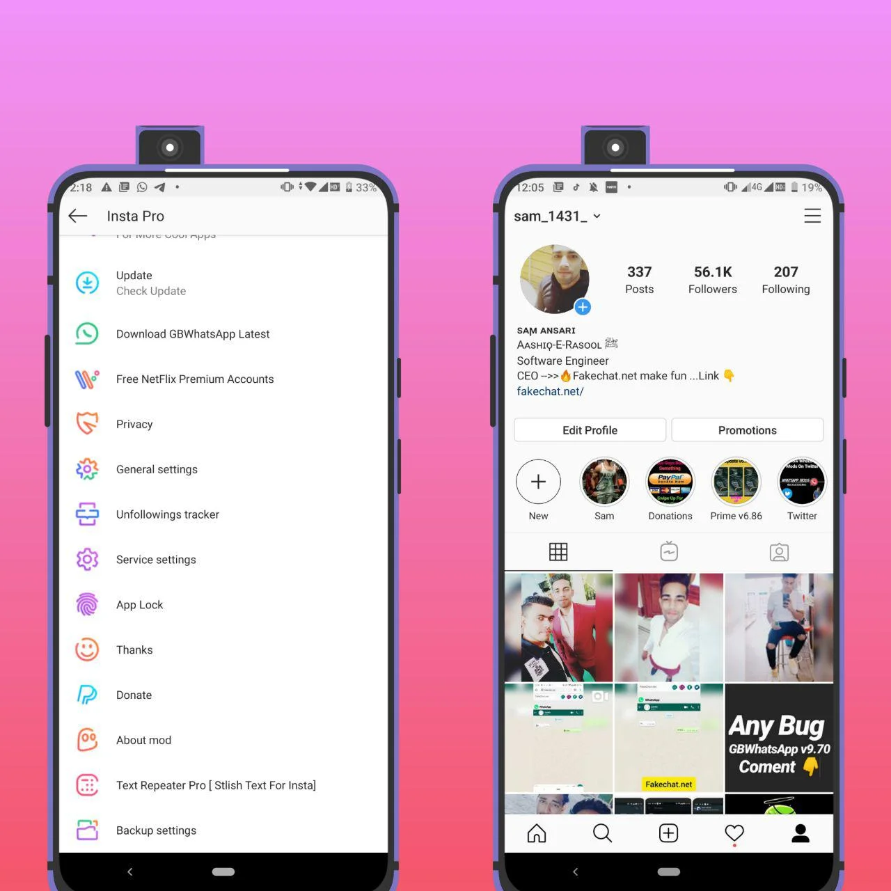 Instagram pro apk mod app