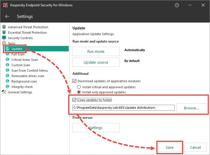 Kaspersky endpoint security with latest version