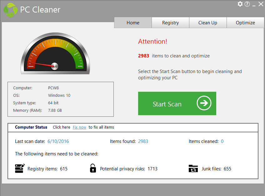 pc cleaner pro crack full version