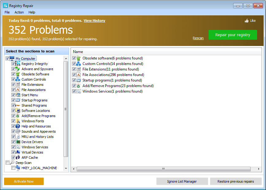 Registry Repair Free Download For Windows Free Download