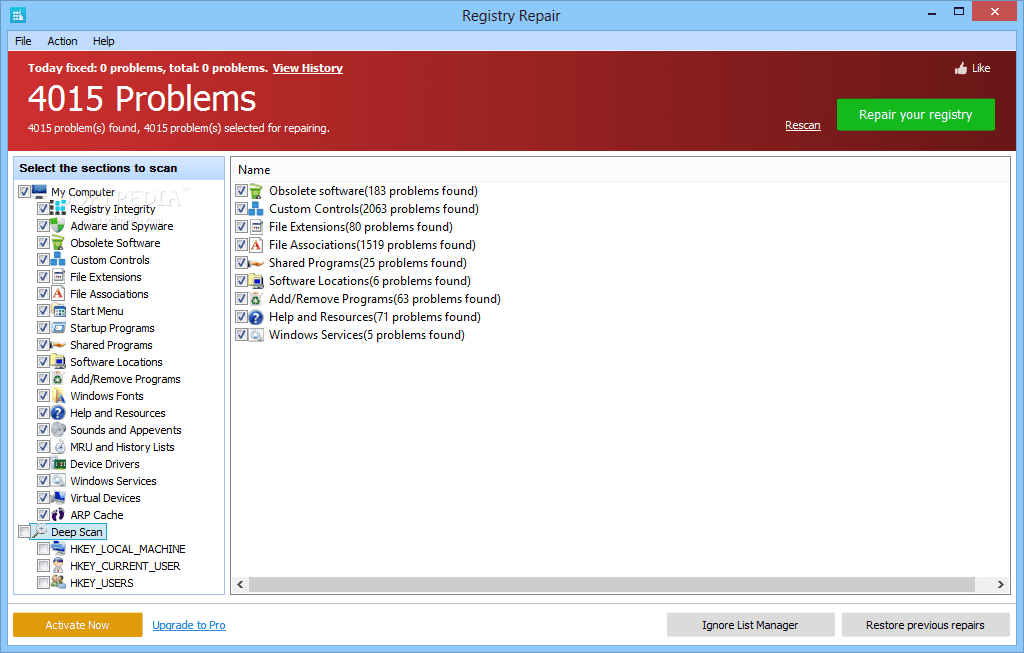 Registry Repair With Keys For Windows Free Download