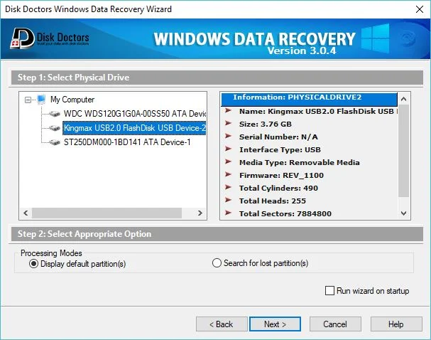 Disk Doctors Windows Data Recovery