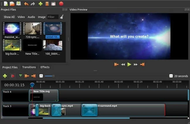 Openshot Video Editor Software