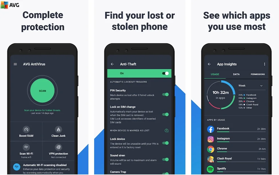 avg antivirus free mobile security apk