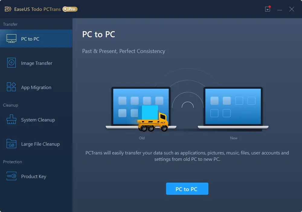 Easeus Todo Pctrans Professional Pc Transfer/migration Software