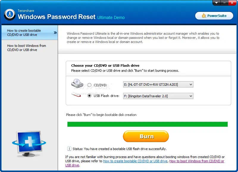 Tenorshare Windows Password Recovery Ultimate V7.1.2.3 Windows Password Hacker Software