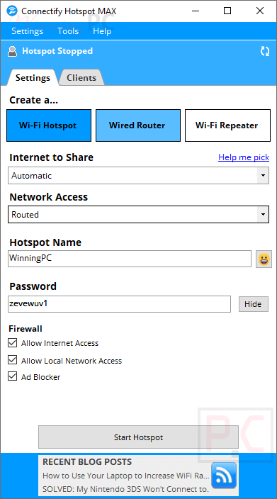 Connectify Hotspot Max Full Version
