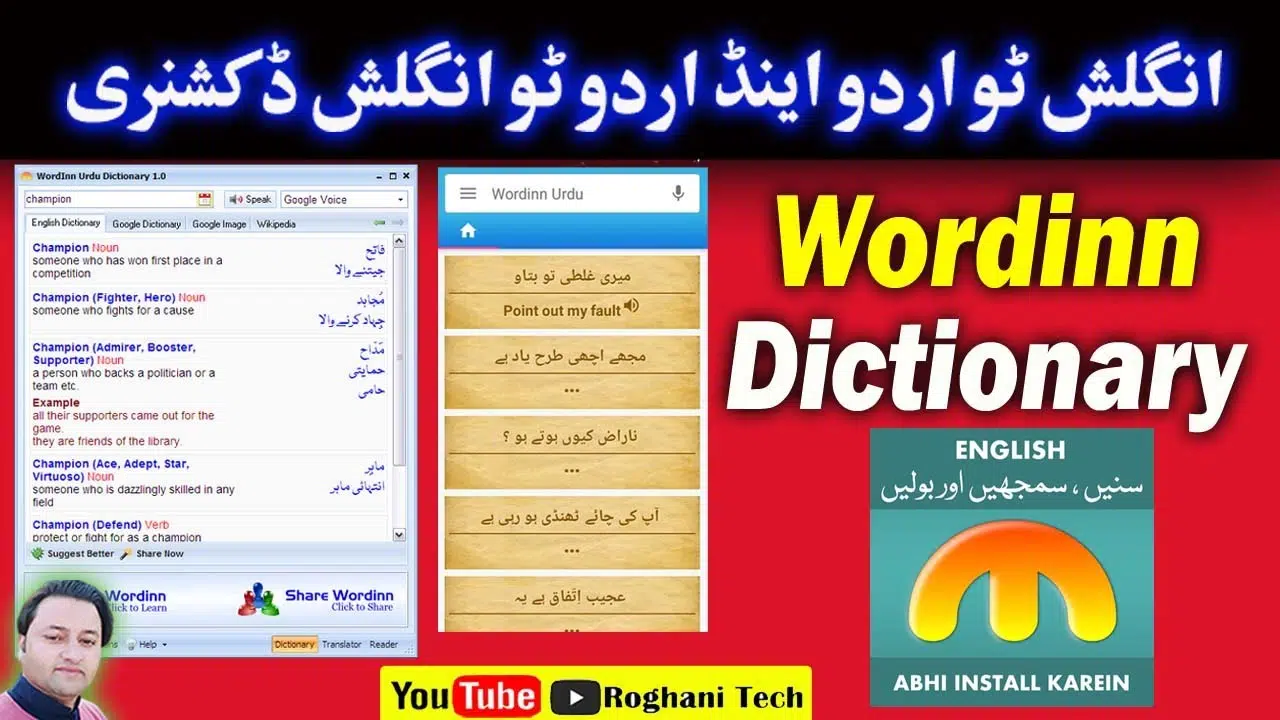 WordInn English to Urdu Dictionary Full Version