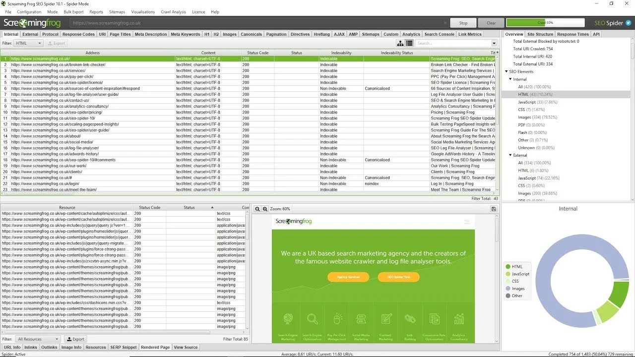 Screaming Frog Seo Spider