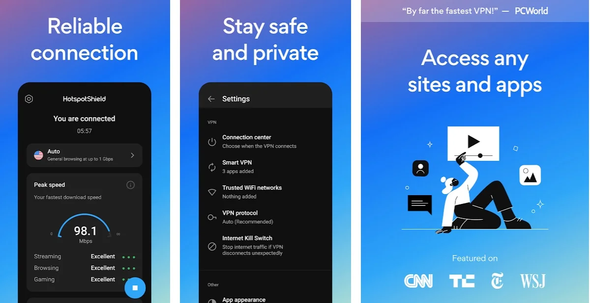 Hotspot Shield Premium Vpn Proxy Secure Vpn Mod apk