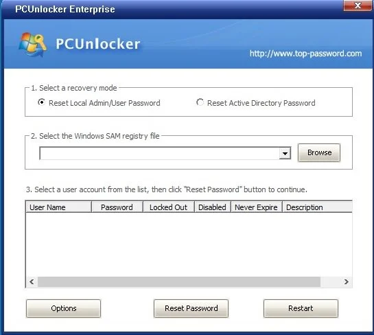 PCUnlocker WinPE Enterprise Edition Full Version