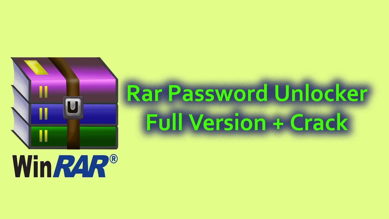 WinRar Password Unlocker Full Version