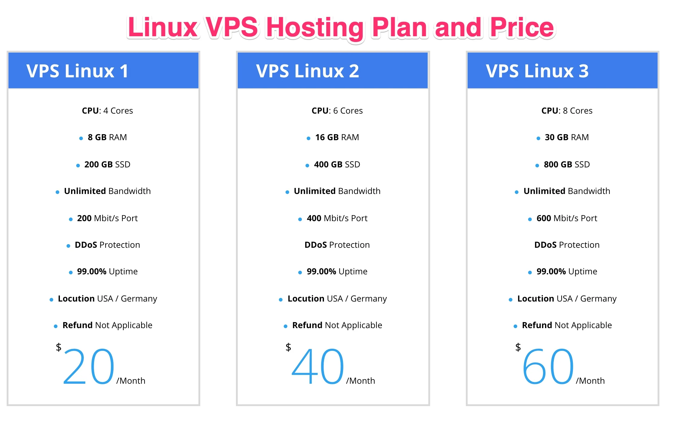 Linux Vps Hosting Price