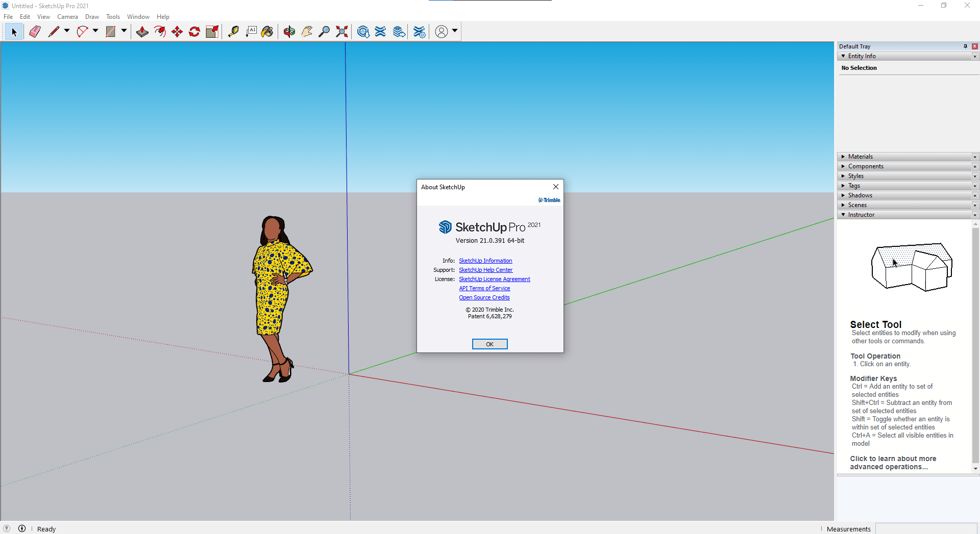 sketchup 17 define component material