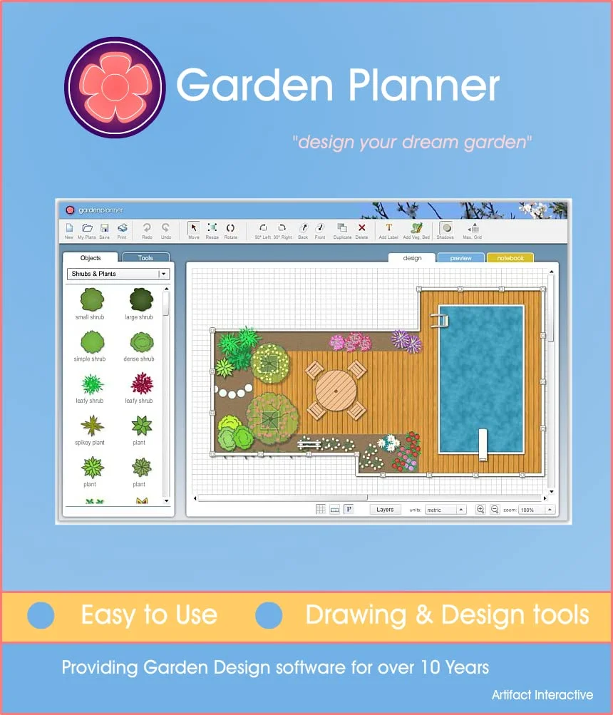 Artifact Interactive Garden Planner