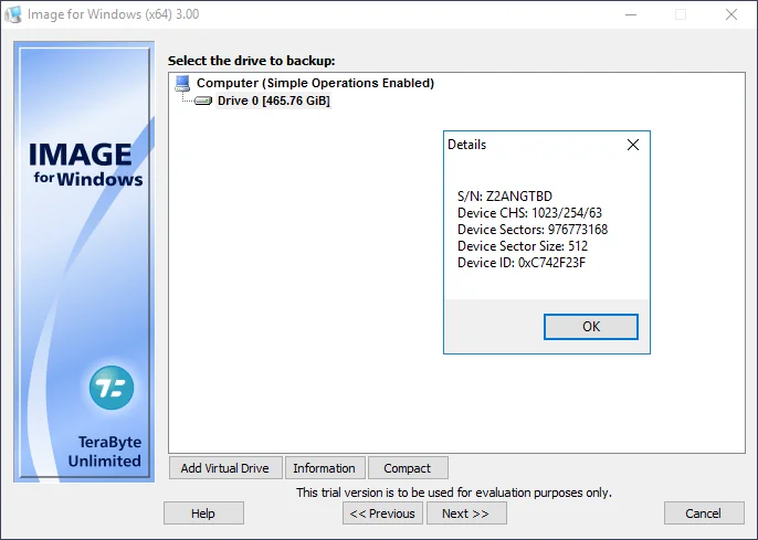Portable Terabyte Drive Image Backup Restore Suite Free Download
