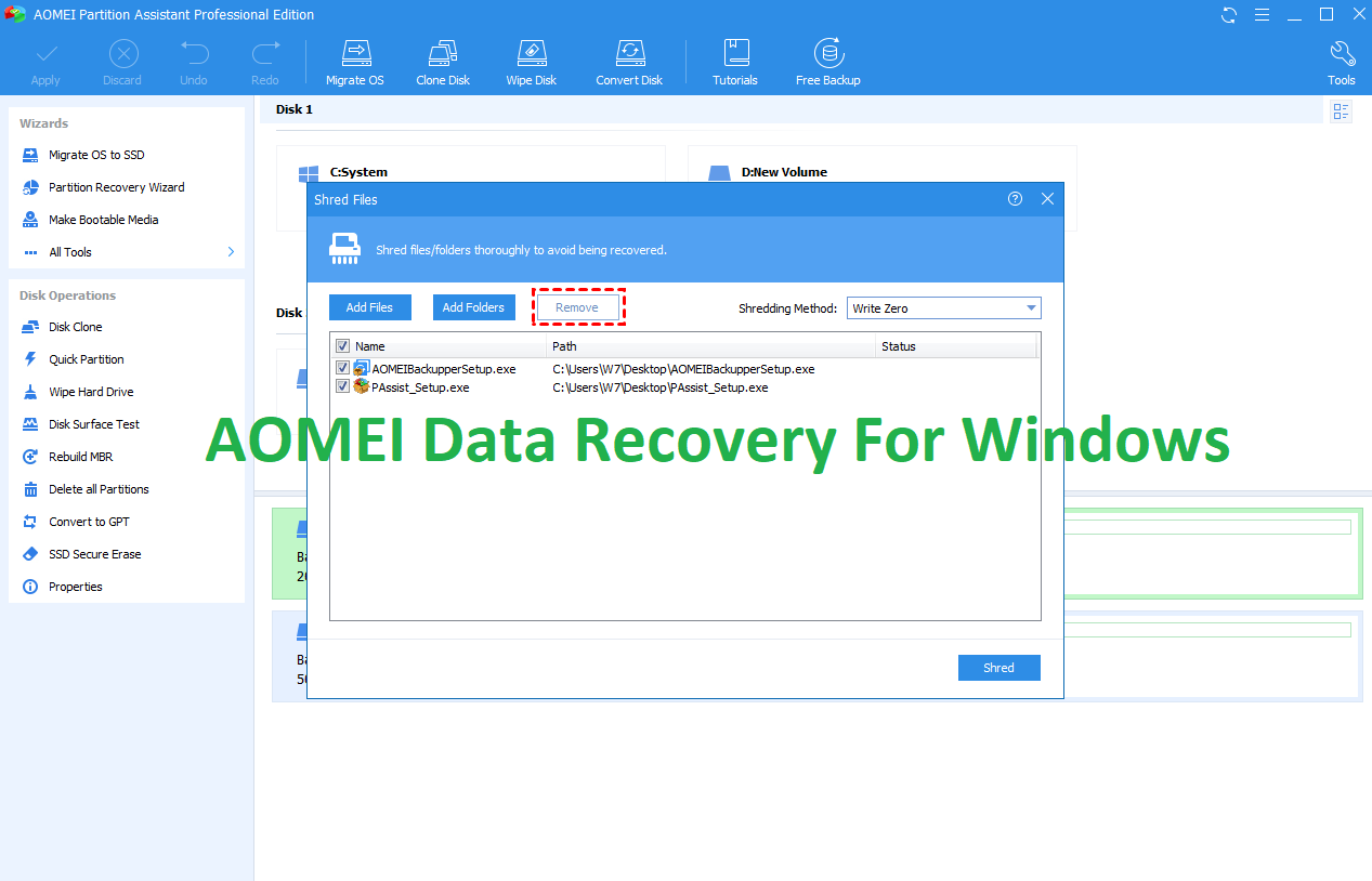 Aomei Data Recovery For Windows Free Download 
