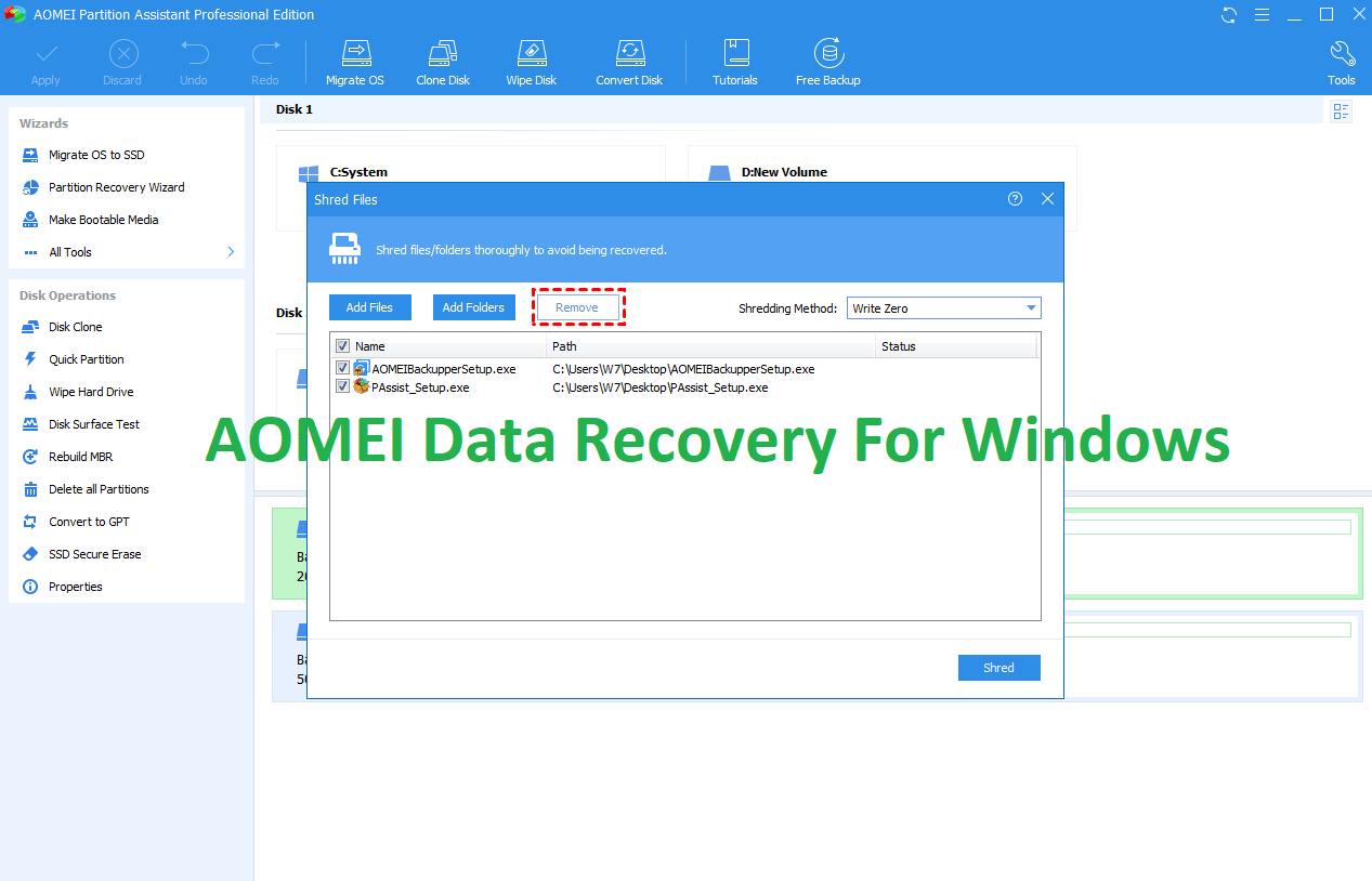 Aomei Data Recovery For Windows Free Download