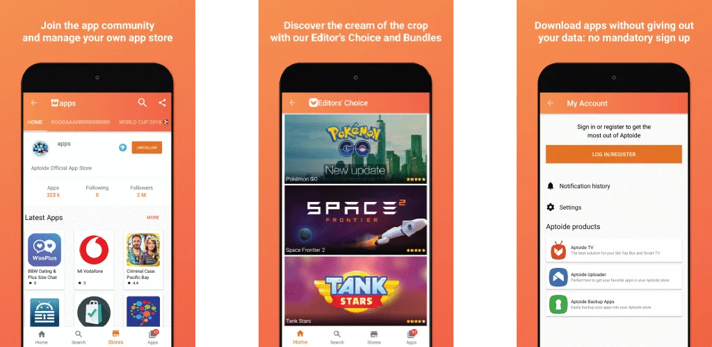 Aptoide app store free download