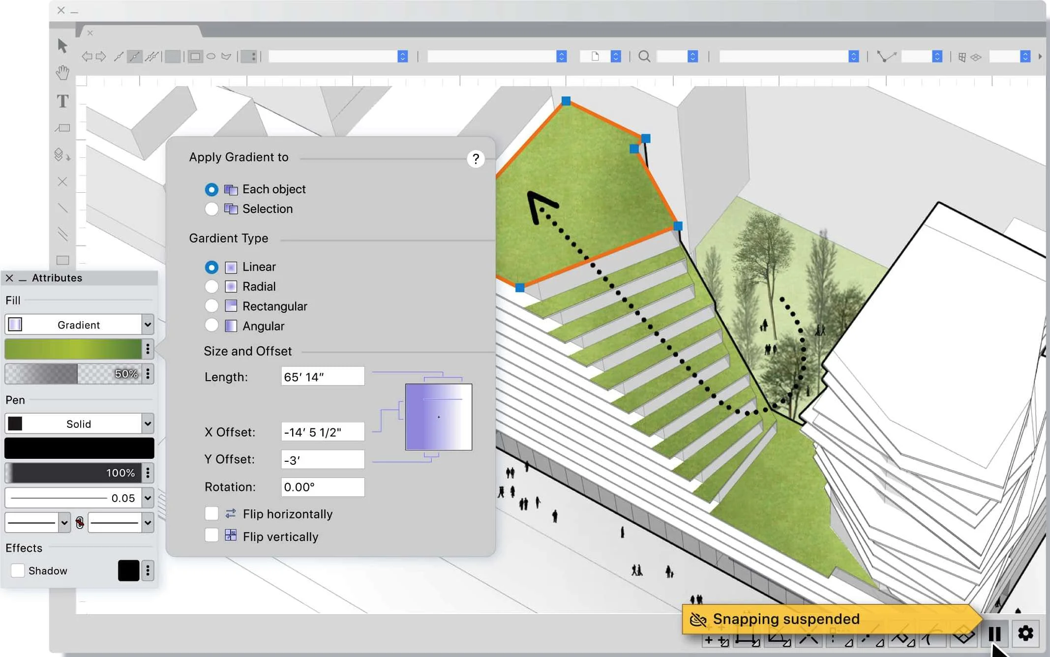 Vectorworks interactive ui improvements