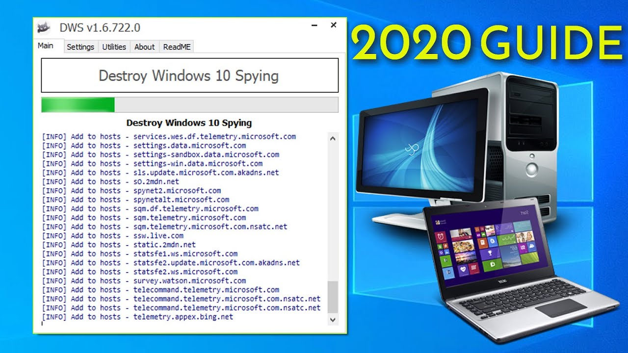 Destroy Windows 10 Spying Full Version Download