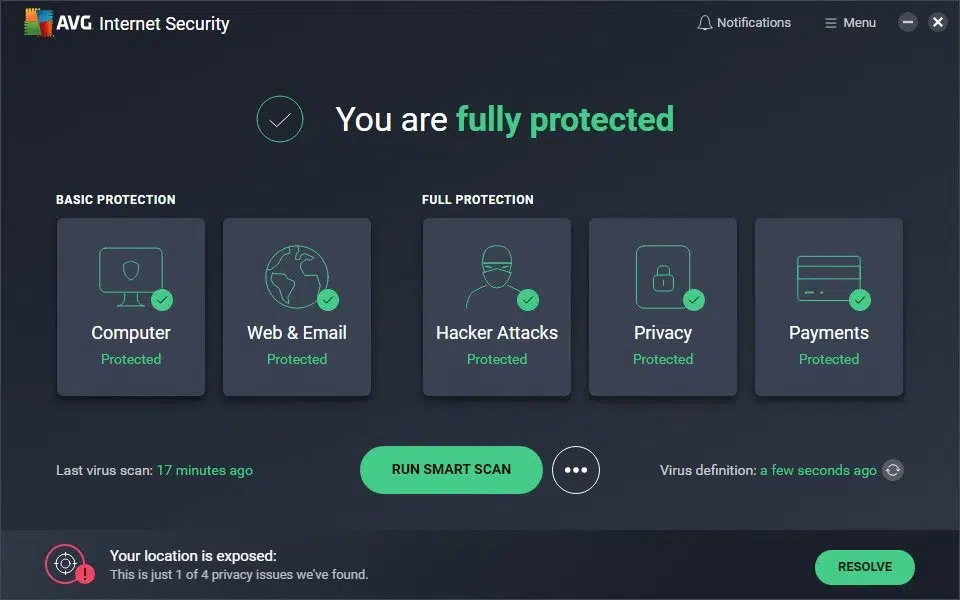 avg internet security full version