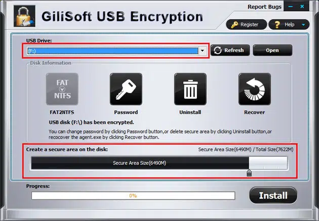 gilisoft usb stick encryption download free