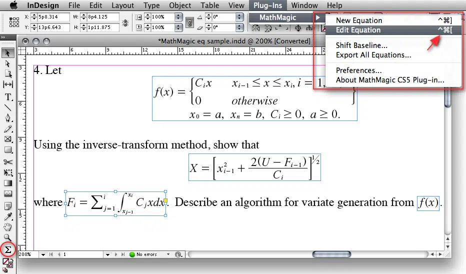 Mathmagic pro for InDesign  full version