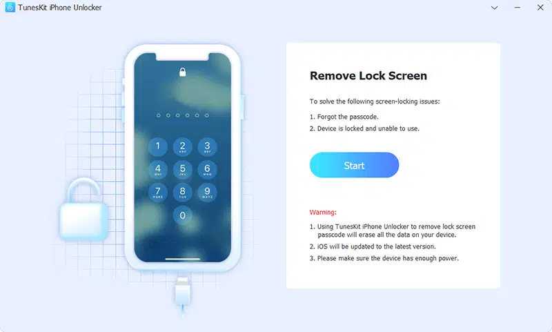 tuneskit iPhone unlocker crack + patch + serial keys + activation code full version