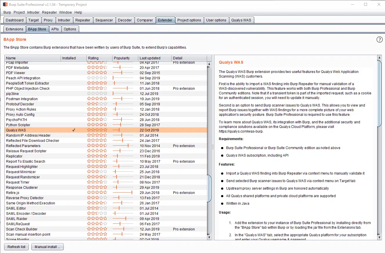 burp suite professional with serial keys
