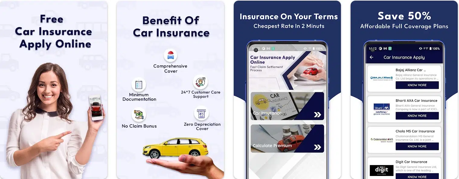 car insurance apply online app