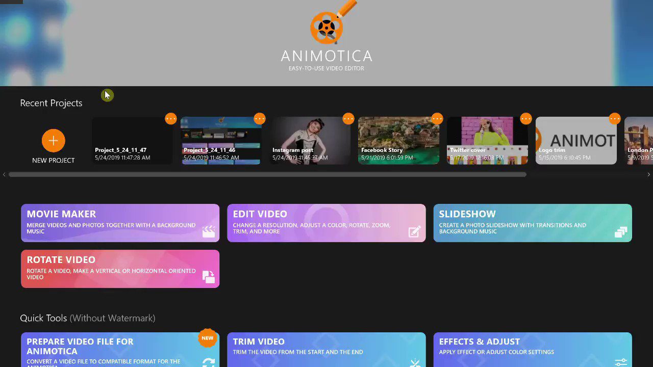 Animotica Movie Maker For Windows Free Download