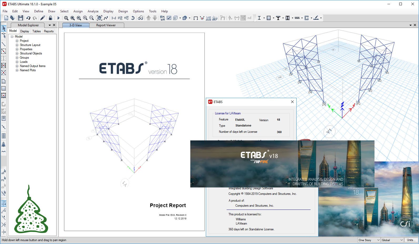 CSI ETABS Ultimate 2018 Free Download Full Version