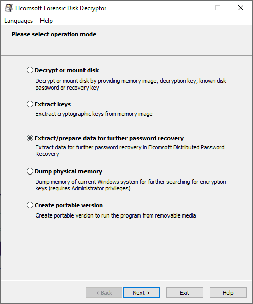 Elcomsoft Forensic Disk Decryptor Serial keys