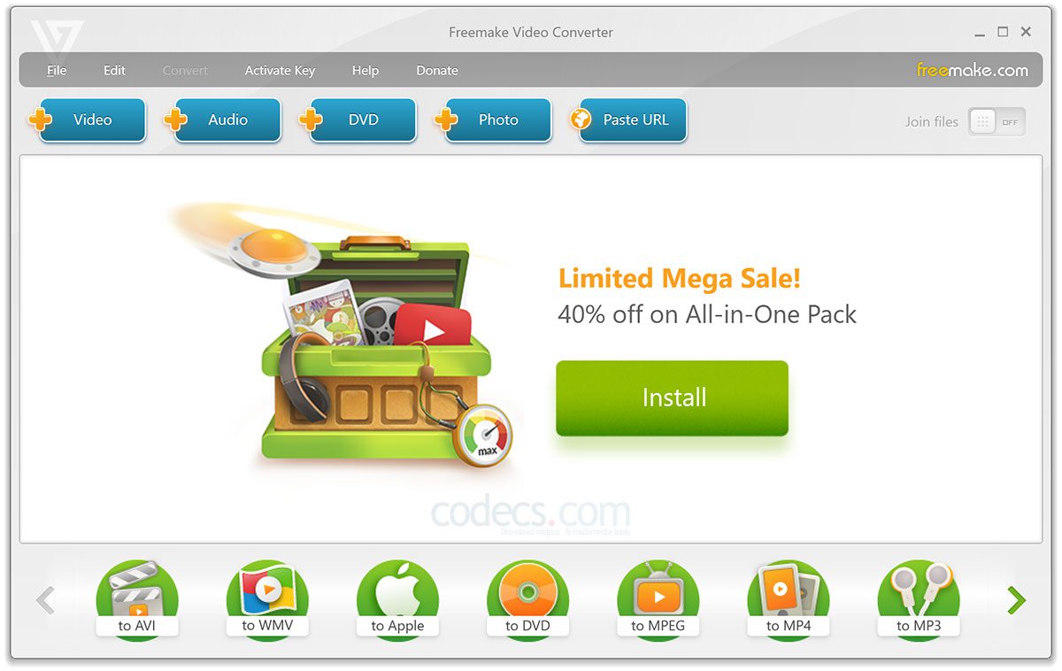 Freemake Video Converter Gold With Serial Keys