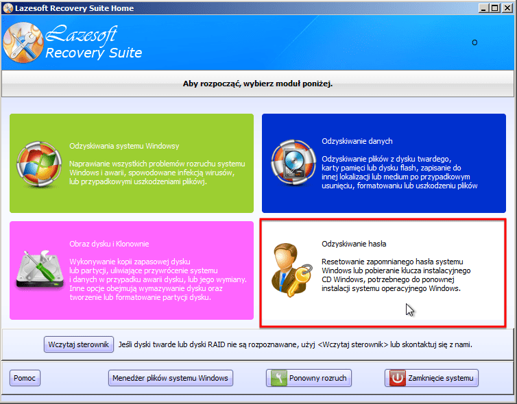 Download Lazesoft Recovery Suite For Windows Free Download with keys