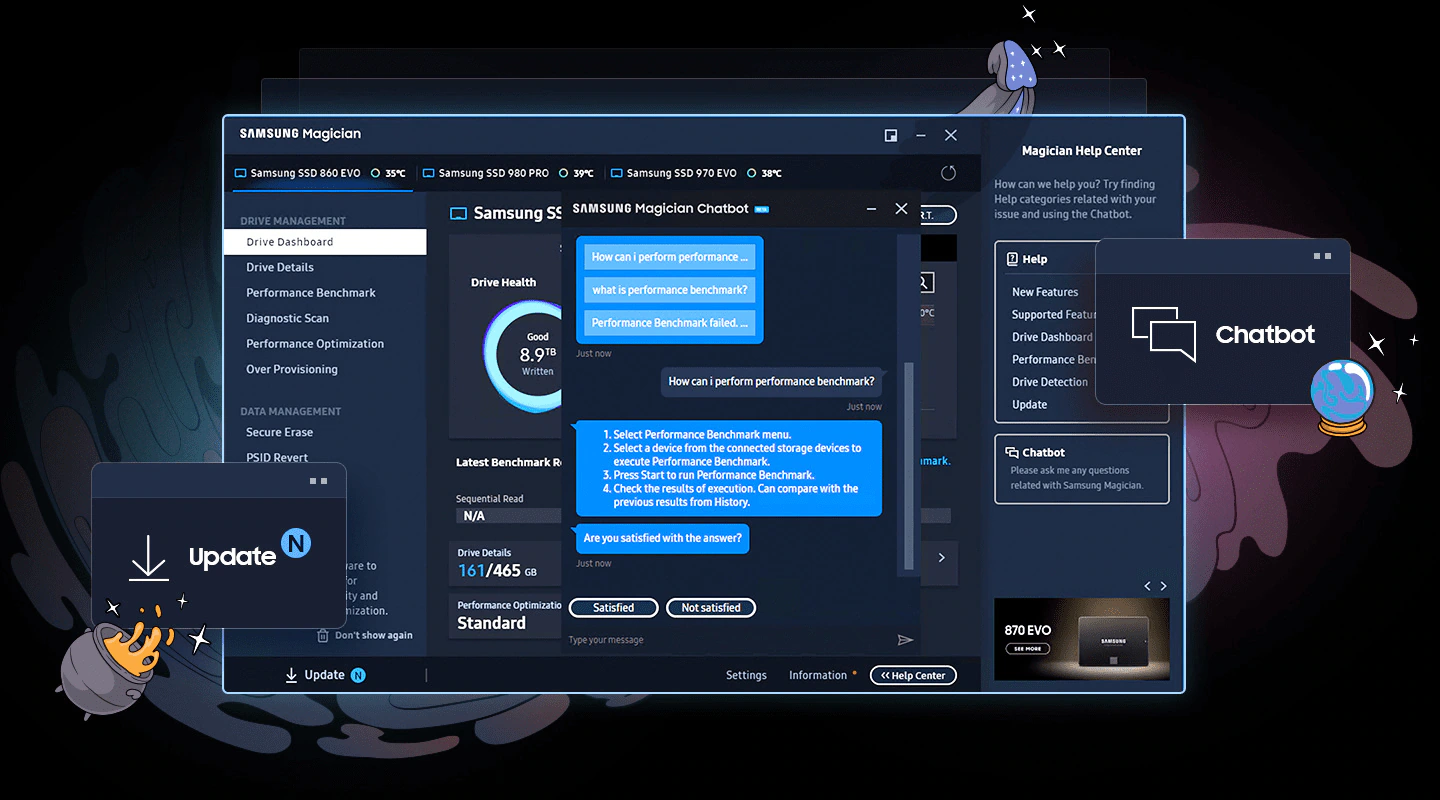 Samsung SSD Magician Software For Windows Free Download full version