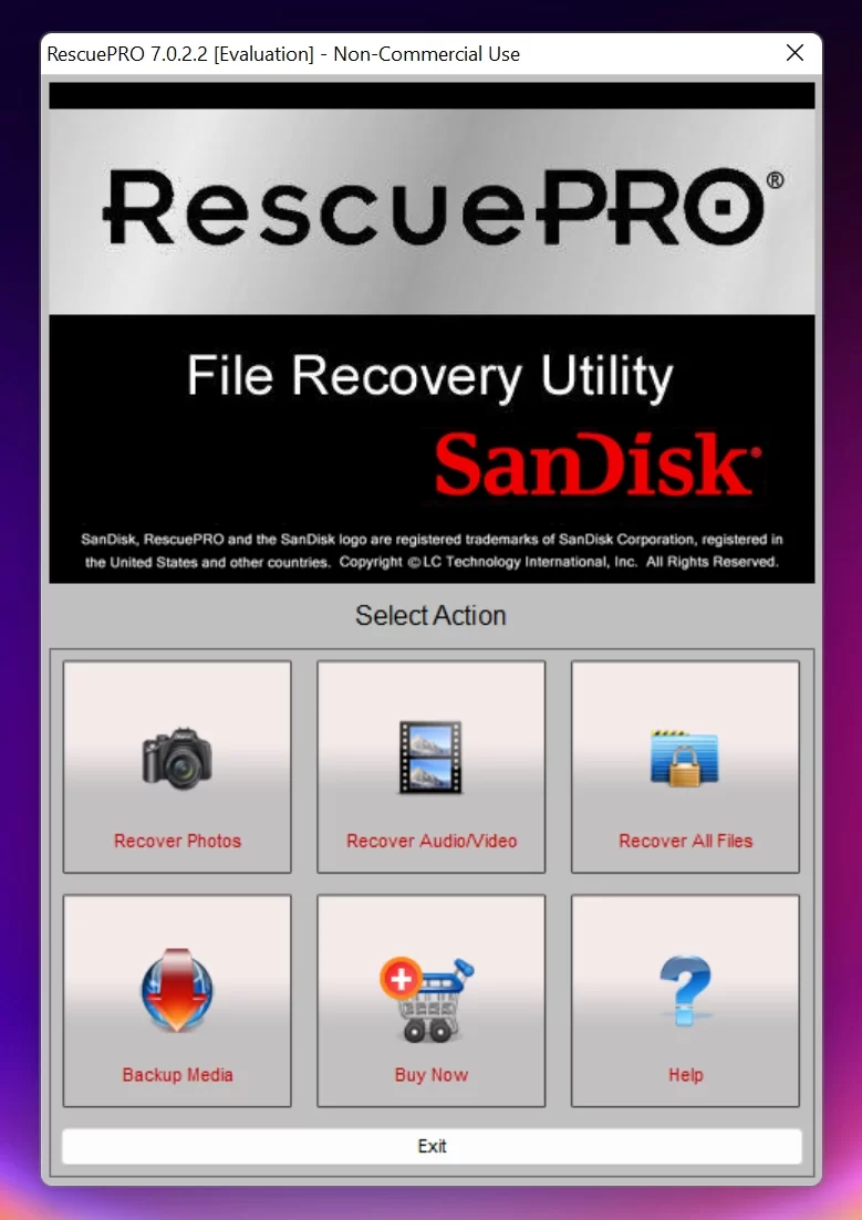 Download SanDisk RescuePRO Deluxe Full Version