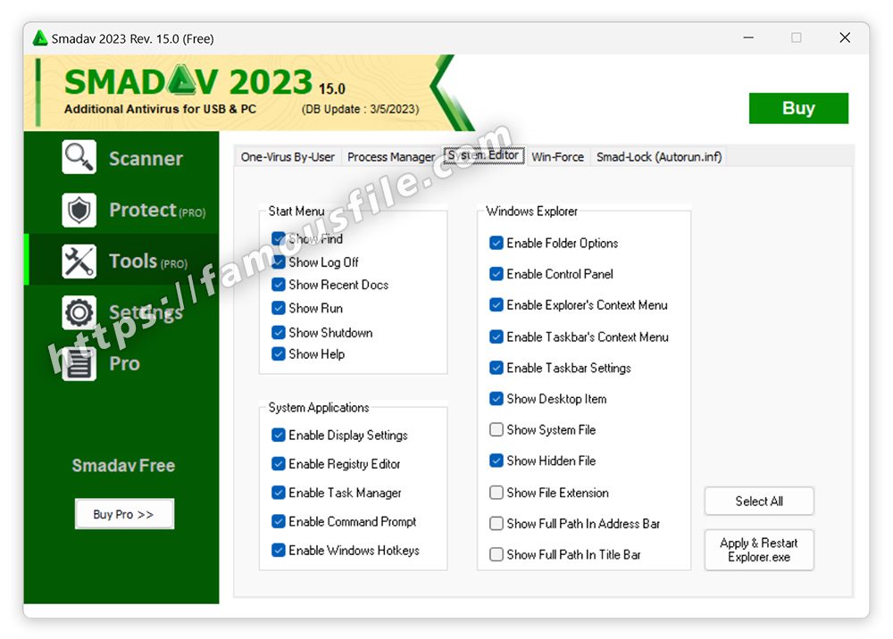 SmadAV Pro AntiVirus 2023 For Windows Free Download full version
