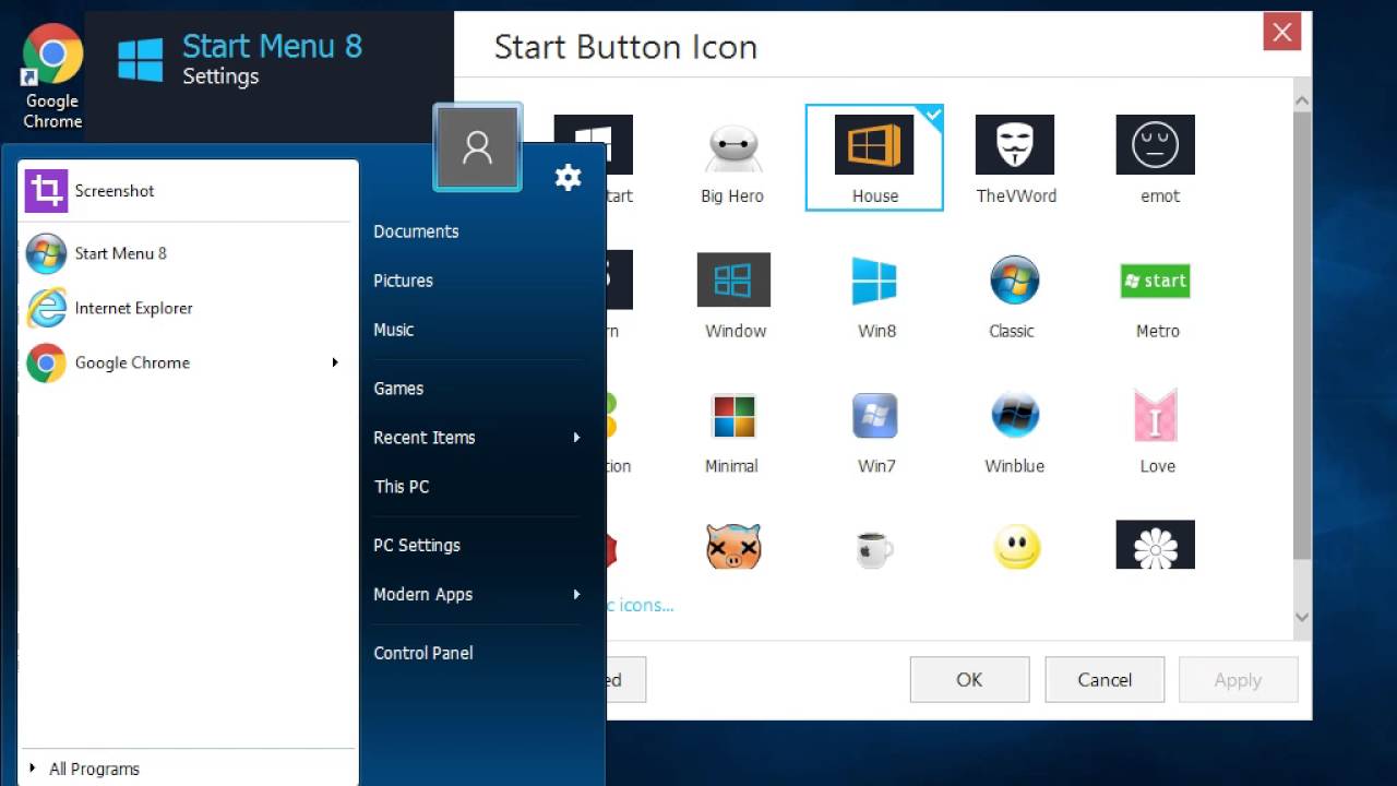 IObit Start Menu 8 Pro Full Version For Windows Free Download