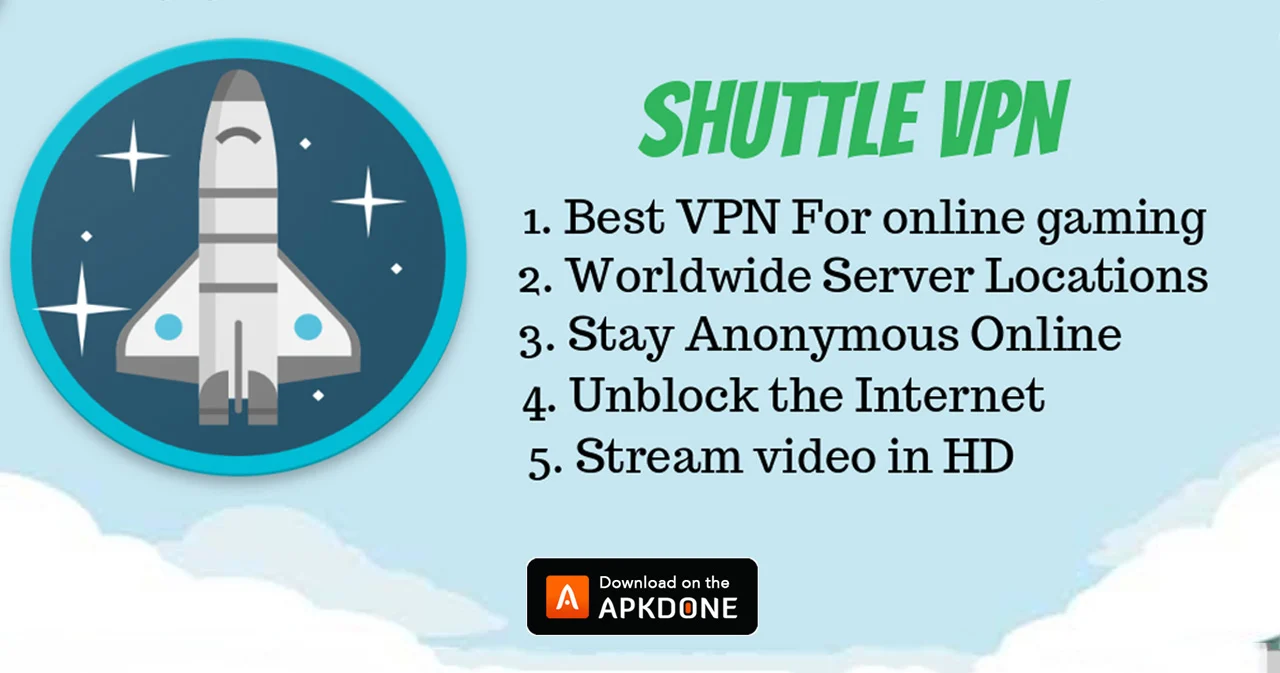 Download Shuttle VPN Premium Apk Full Version