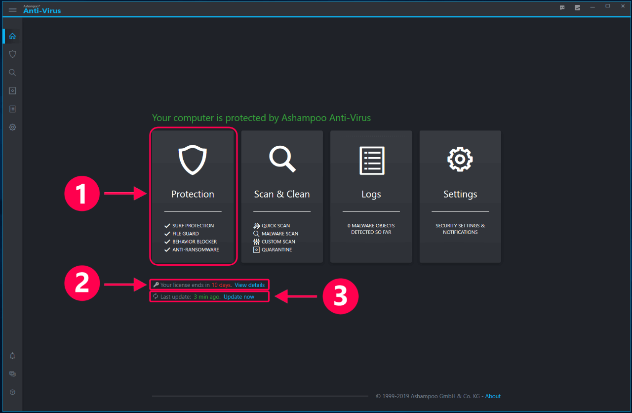 download Ashampoo AntiVirus with keys